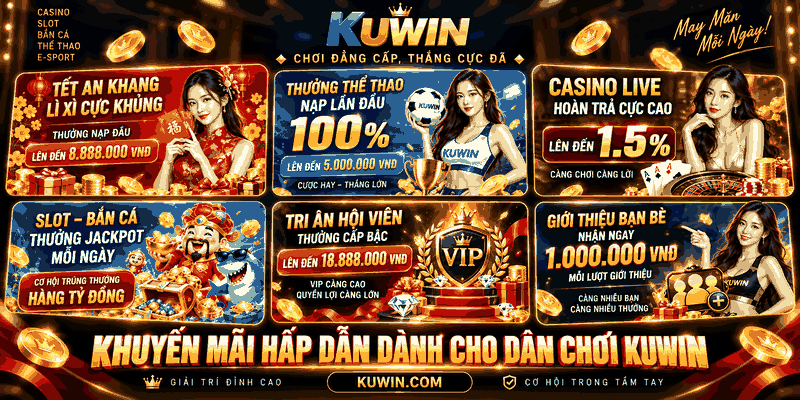 KUWIN – Đại Tiệc Ưu Đãi, Nhận Thưởng Cực Chất 2026